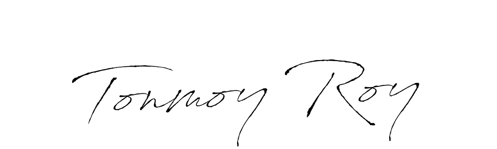 Antro_Vectra is a professional signature style that is perfect for those who want to add a touch of class to their signature. It is also a great choice for those who want to make their signature more unique. Get Tonmoy Roy name to fancy signature for free. Tonmoy Roy signature style 6 images and pictures png