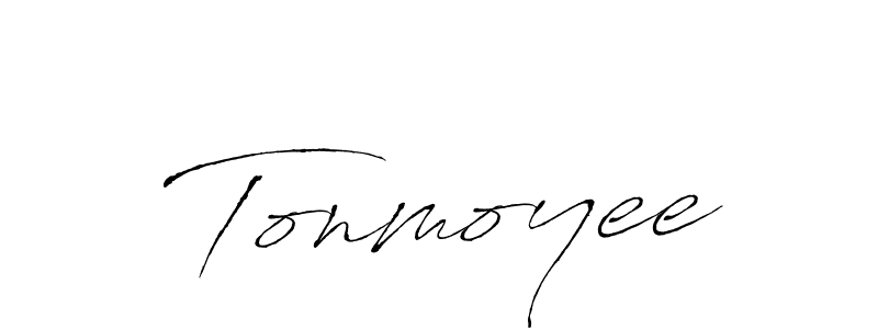 Use a signature maker to create a handwritten signature online. With this signature software, you can design (Antro_Vectra) your own signature for name Tonmoyee. Tonmoyee signature style 6 images and pictures png