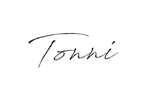 The best way (Antro_Vectra) to make a short signature is to pick only two or three words in your name. The name Tonni include a total of six letters. For converting this name. Tonni signature style 6 images and pictures png