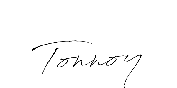 Make a beautiful signature design for name Tonnoy. With this signature (Antro_Vectra) style, you can create a handwritten signature for free. Tonnoy signature style 6 images and pictures png