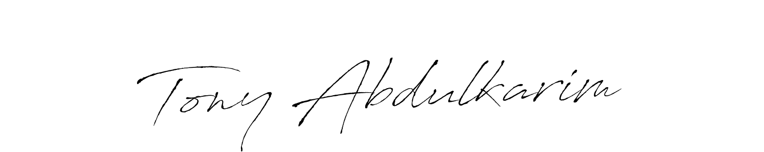 Make a beautiful signature design for name Tony Abdulkarim. Use this online signature maker to create a handwritten signature for free. Tony Abdulkarim signature style 6 images and pictures png