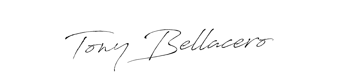 Design your own signature with our free online signature maker. With this signature software, you can create a handwritten (Antro_Vectra) signature for name Tony Bellacero. Tony Bellacero signature style 6 images and pictures png