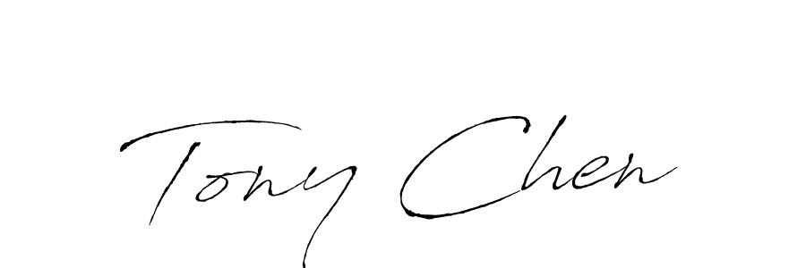 The best way (Antro_Vectra) to make a short signature is to pick only two or three words in your name. The name Tony Chen include a total of six letters. For converting this name. Tony Chen signature style 6 images and pictures png