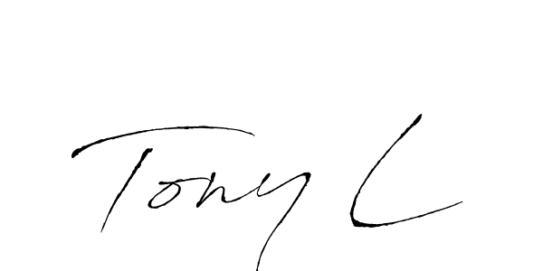 Also we have Tony L name is the best signature style. Create professional handwritten signature collection using Antro_Vectra autograph style. Tony L signature style 6 images and pictures png