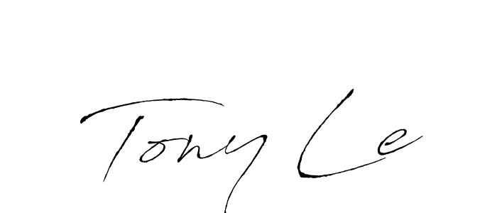 Design your own signature with our free online signature maker. With this signature software, you can create a handwritten (Antro_Vectra) signature for name Tony Le. Tony Le signature style 6 images and pictures png
