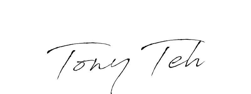 Make a beautiful signature design for name Tony Teh. With this signature (Antro_Vectra) style, you can create a handwritten signature for free. Tony Teh signature style 6 images and pictures png