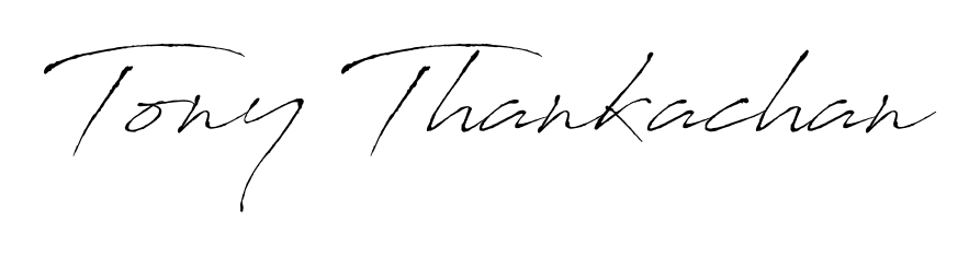 The Antro_Vectra font gives name Tony Thankachan a signature that looks effortless yet distinguished. Download high-res PNG instantly. Tony Thankachan signature style 6 images and pictures png