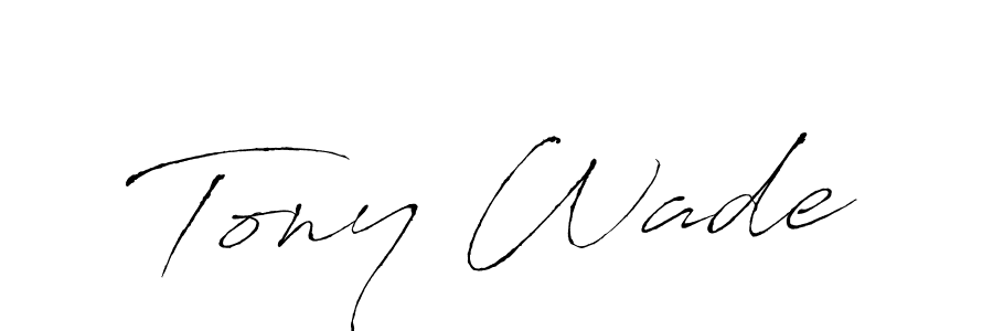 Create a beautiful signature design for name Tony Wade. With this signature (Antro_Vectra) fonts, you can make a handwritten signature for free. Tony Wade signature style 6 images and pictures png