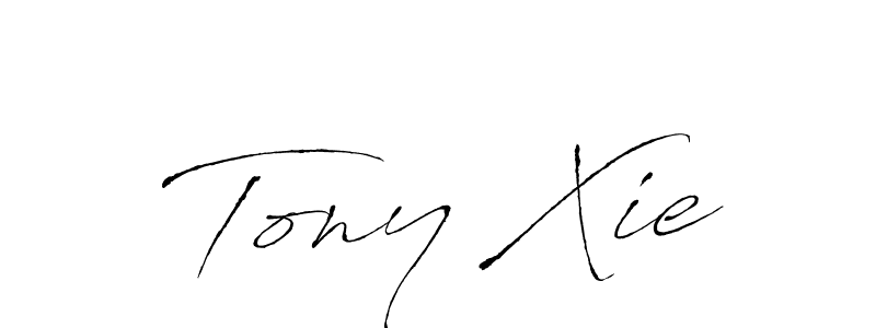 Antro_Vectra is a professional signature style that is perfect for those who want to add a touch of class to their signature. It is also a great choice for those who want to make their signature more unique. Get Tony Xie name to fancy signature for free. Tony Xie signature style 6 images and pictures png