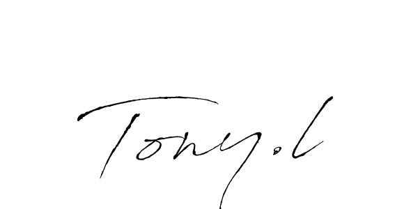 How to Draw Tony.l signature style? Antro_Vectra is a latest design signature styles for name Tony.l. Tony.l signature style 6 images and pictures png