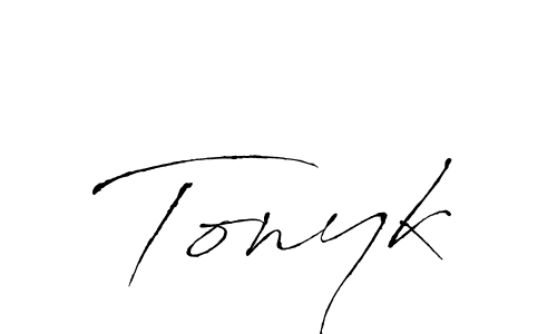 Check out images of Autograph of Tonyk name. Actor Tonyk Signature Style. Antro_Vectra is a professional sign style online. Tonyk signature style 6 images and pictures png
