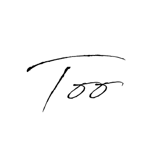 Too stylish signature style. Best Handwritten Sign (Antro_Vectra) for my name. Handwritten Signature Collection Ideas for my name Too. Too signature style 6 images and pictures png