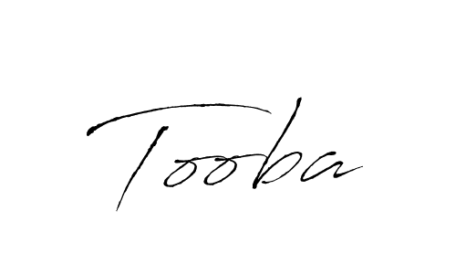 Use a signature maker to create a handwritten signature online. With this signature software, you can design (Antro_Vectra) your own signature for name Tooba. Tooba signature style 6 images and pictures png
