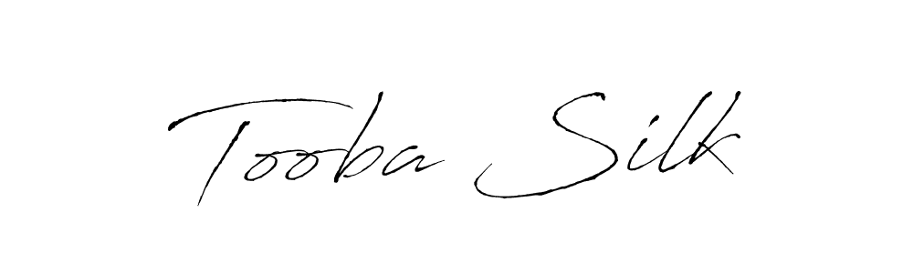 The best way (Antro_Vectra) to make a short signature is to pick only two or three words in your name. The name Tooba Silk include a total of six letters. For converting this name. Tooba Silk signature style 6 images and pictures png