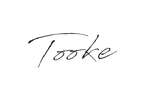 How to make Tooke signature? Antro_Vectra is a professional autograph style. Create handwritten signature for Tooke name. Tooke signature style 6 images and pictures png