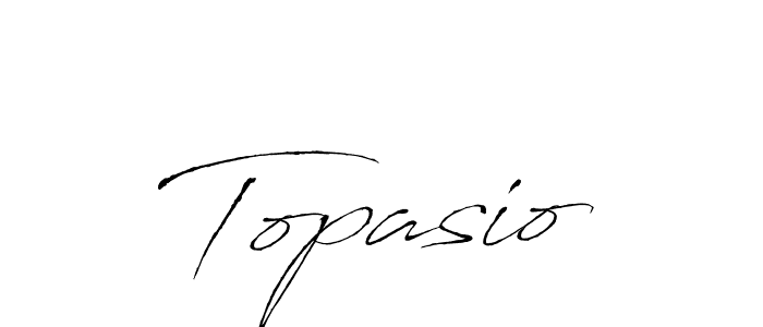 Design your own signature with our free online signature maker. With this signature software, you can create a handwritten (Antro_Vectra) signature for name Topasio. Topasio signature style 6 images and pictures png