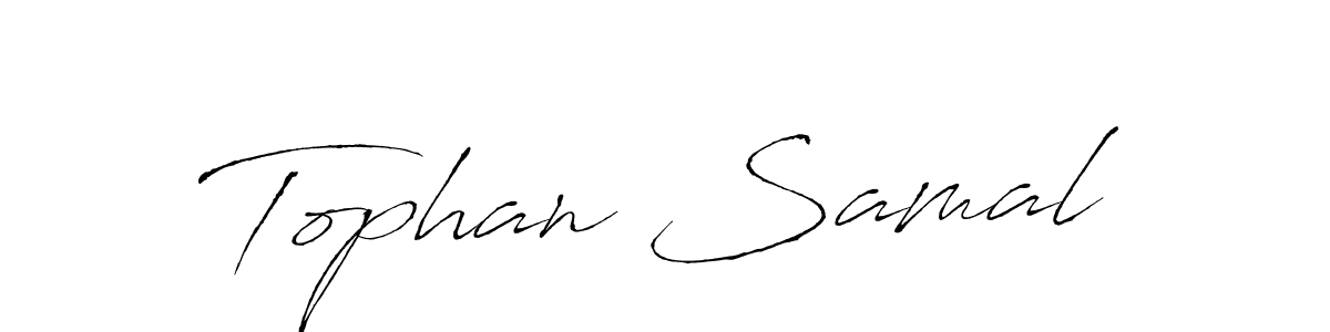 Use a signature maker to create a handwritten signature online. With this signature software, you can design (Antro_Vectra) your own signature for name Tophan Samal. Tophan Samal signature style 6 images and pictures png