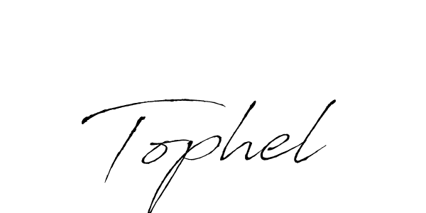 Design your own signature with our free online signature maker. With this signature software, you can create a handwritten (Antro_Vectra) signature for name Tophel. Tophel signature style 6 images and pictures png