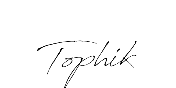 Create a beautiful signature design for name Tophik. With this signature (Antro_Vectra) fonts, you can make a handwritten signature for free. Tophik signature style 6 images and pictures png