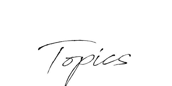 Similarly Antro_Vectra is the best handwritten signature design. Signature creator online .You can use it as an online autograph creator for name Topics. Topics signature style 6 images and pictures png