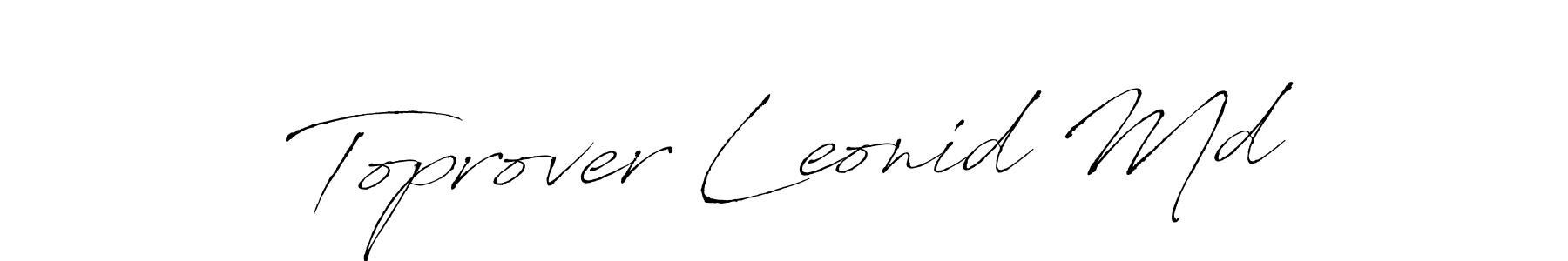 if you are searching for the best signature style for your name Toprover Leonid Md. so please give up your signature search. here we have designed multiple signature styles  using Antro_Vectra. Toprover Leonid Md signature style 6 images and pictures png