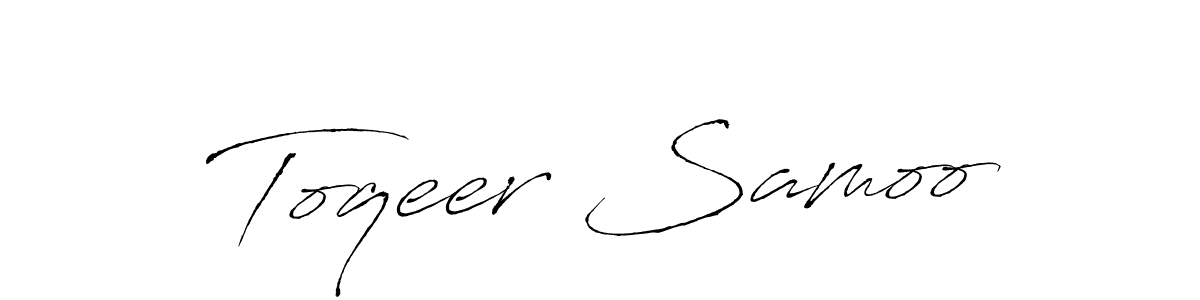 if you are searching for the best signature style for your name Toqeer Samoo. so please give up your signature search. here we have designed multiple signature styles  using Antro_Vectra. Toqeer Samoo signature style 6 images and pictures png