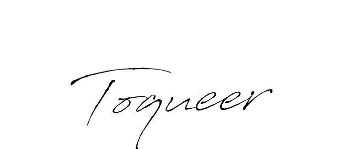 Also we have Toqueer name is the best signature style. Create professional handwritten signature collection using Antro_Vectra autograph style. Toqueer signature style 6 images and pictures png