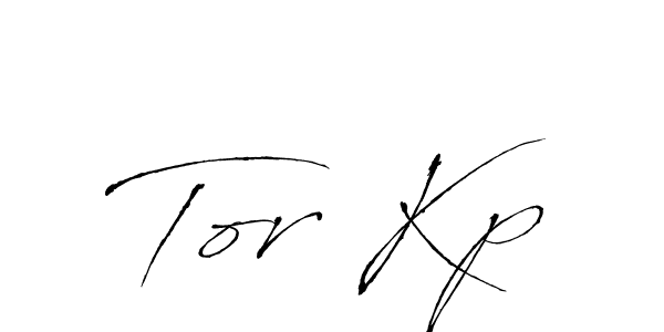 Make a beautiful signature design for name Tor Kp. With this signature (Antro_Vectra) style, you can create a handwritten signature for free. Tor Kp signature style 6 images and pictures png