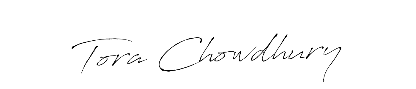 The best way (Antro_Vectra) to make a short signature is to pick only two or three words in your name. The name Tora Chowdhury include a total of six letters. For converting this name. Tora Chowdhury signature style 6 images and pictures png