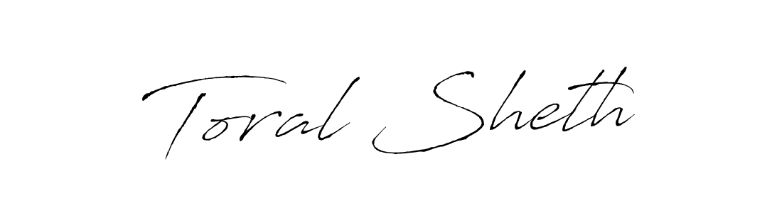 Also we have Toral Sheth name is the best signature style. Create professional handwritten signature collection using Antro_Vectra autograph style. Toral Sheth signature style 6 images and pictures png