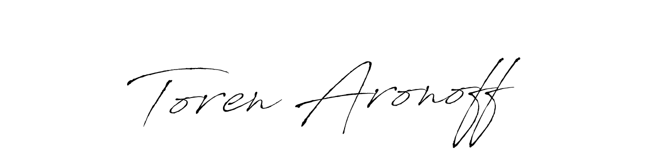 The best way (Antro_Vectra) to make a short signature is to pick only two or three words in your name. The name Toren Aronoff include a total of six letters. For converting this name. Toren Aronoff signature style 6 images and pictures png