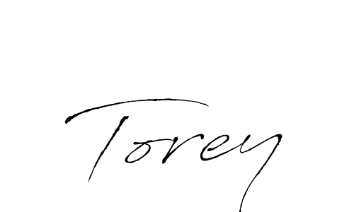 Design your own signature with our free online signature maker. With this signature software, you can create a handwritten (Antro_Vectra) signature for name Torey. Torey signature style 6 images and pictures png