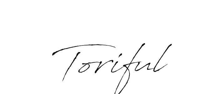 Also You can easily find your signature by using the search form. We will create Toriful name handwritten signature images for you free of cost using Antro_Vectra sign style. Toriful signature style 6 images and pictures png