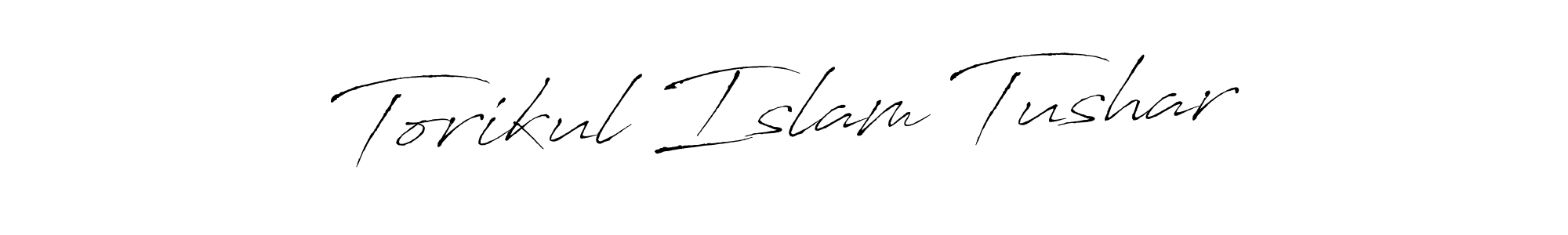 How to make Torikul Islam Tushar signature? Antro_Vectra is a professional autograph style. Create handwritten signature for Torikul Islam Tushar name. Torikul Islam Tushar signature style 6 images and pictures png
