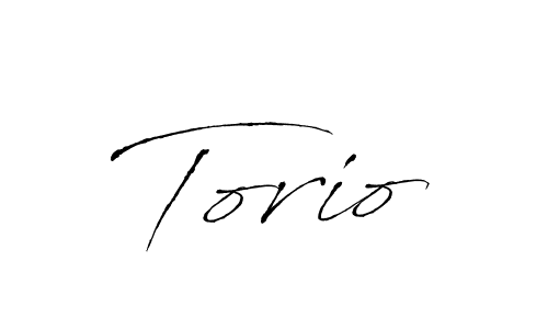 Use a signature maker to create a handwritten signature online. With this signature software, you can design (Antro_Vectra) your own signature for name Torio. Torio signature style 6 images and pictures png
