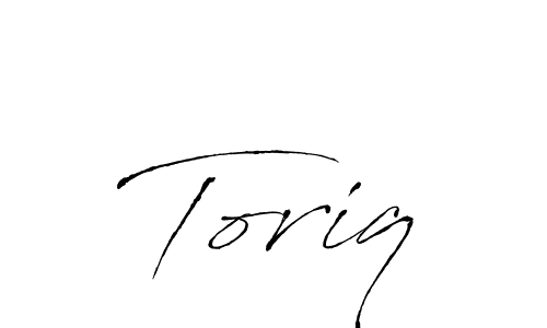 How to Draw Toriq signature style? Antro_Vectra is a latest design signature styles for name Toriq. Toriq signature style 6 images and pictures png