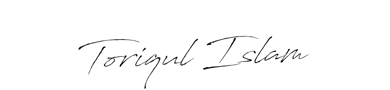 You should practise on your own different ways (Antro_Vectra) to write your name (Toriqul Islam) in signature. don't let someone else do it for you. Toriqul Islam signature style 6 images and pictures png