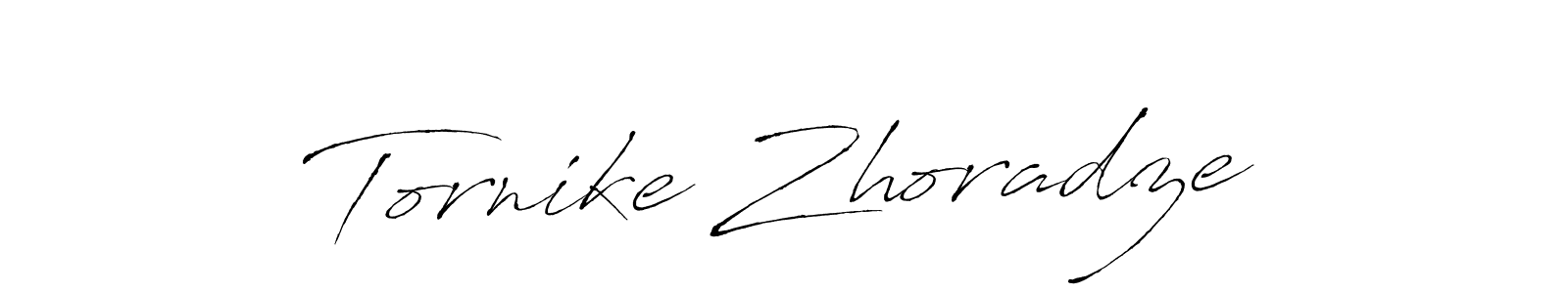 Create a beautiful signature design for name Tornike Zhoradze. With this signature (Antro_Vectra) fonts, you can make a handwritten signature for free. Tornike Zhoradze signature style 6 images and pictures png