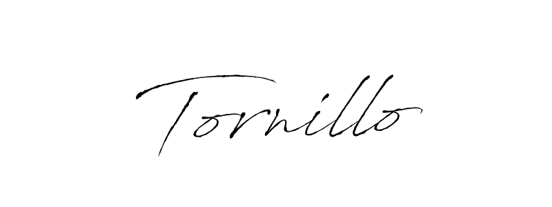 Use a signature maker to create a handwritten signature online. With this signature software, you can design (Antro_Vectra) your own signature for name Tornillo. Tornillo signature style 6 images and pictures png