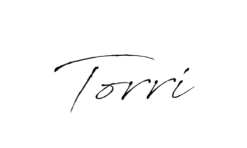 Use a signature maker to create a handwritten signature online. With this signature software, you can design (Antro_Vectra) your own signature for name Torri. Torri signature style 6 images and pictures png