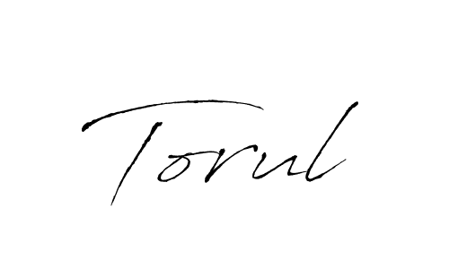 How to make Torul signature? Antro_Vectra is a professional autograph style. Create handwritten signature for Torul name. Torul signature style 6 images and pictures png