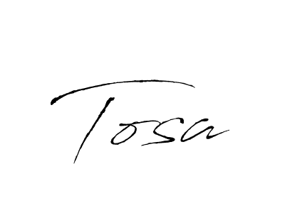 Tosa stylish signature style. Best Handwritten Sign (Antro_Vectra) for my name. Handwritten Signature Collection Ideas for my name Tosa. Tosa signature style 6 images and pictures png