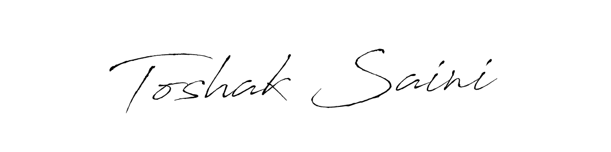 Use a signature maker to create a handwritten signature online. With this signature software, you can design (Antro_Vectra) your own signature for name Toshak Saini. Toshak Saini signature style 6 images and pictures png