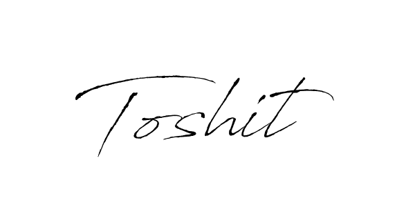 How to make Toshit name signature. Use Antro_Vectra style for creating short signs online. This is the latest handwritten sign. Toshit signature style 6 images and pictures png