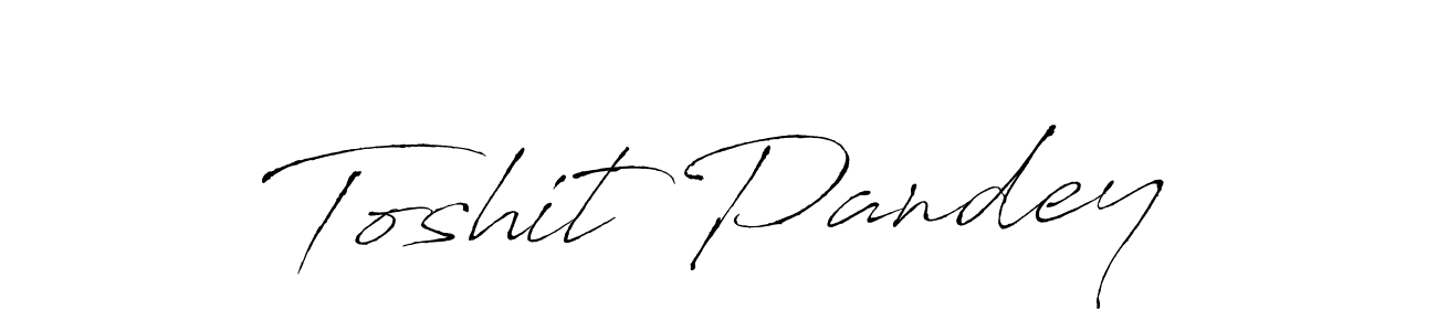 Also we have Toshit Pandey name is the best signature style. Create professional handwritten signature collection using Antro_Vectra autograph style. Toshit Pandey signature style 6 images and pictures png