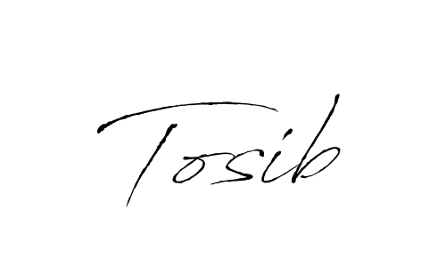 Design your own signature with our free online signature maker. With this signature software, you can create a handwritten (Antro_Vectra) signature for name Tosib. Tosib signature style 6 images and pictures png