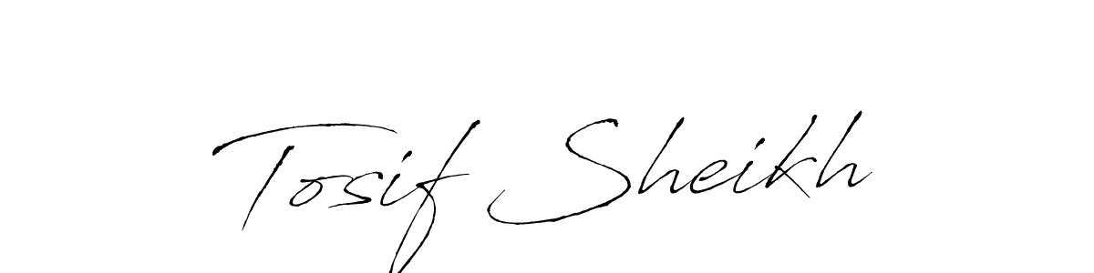 Use a signature maker to create a handwritten signature online. With this signature software, you can design (Antro_Vectra) your own signature for name Tosif Sheikh. Tosif Sheikh signature style 6 images and pictures png