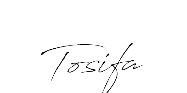 How to make Tosifa signature? Antro_Vectra is a professional autograph style. Create handwritten signature for Tosifa name. Tosifa signature style 6 images and pictures png