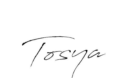 Tosya stylish signature style. Best Handwritten Sign (Antro_Vectra) for my name. Handwritten Signature Collection Ideas for my name Tosya. Tosya signature style 6 images and pictures png