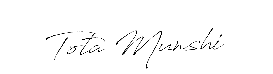 You can use this online signature creator to create a handwritten signature for the name Tota Munshi. This is the best online autograph maker. Tota Munshi signature style 6 images and pictures png